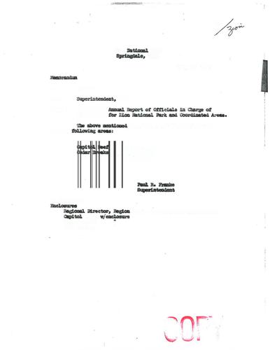 ZION 15652 Superintendents Annual Report 1957