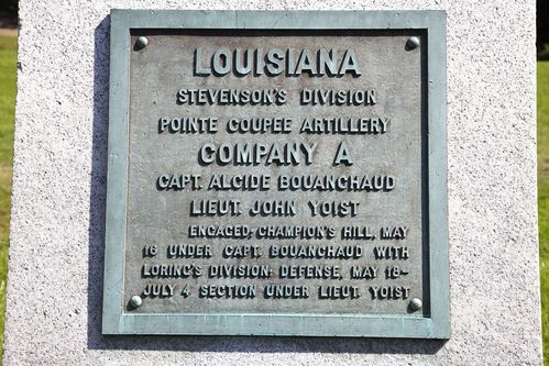 Louisiana Pointe Coupee Artillery Co. A Monument