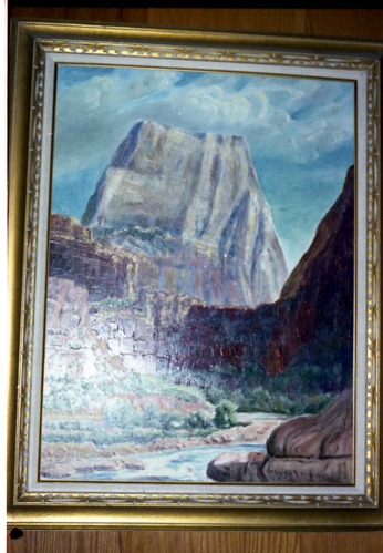 Color Photos of a temporary art exhibit.