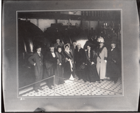 Thomas Edison, Emil Rathenau, Mina Edison, Madeline Edison and others.