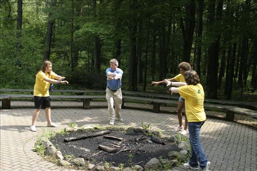 Summer theater camp costume fitting 1