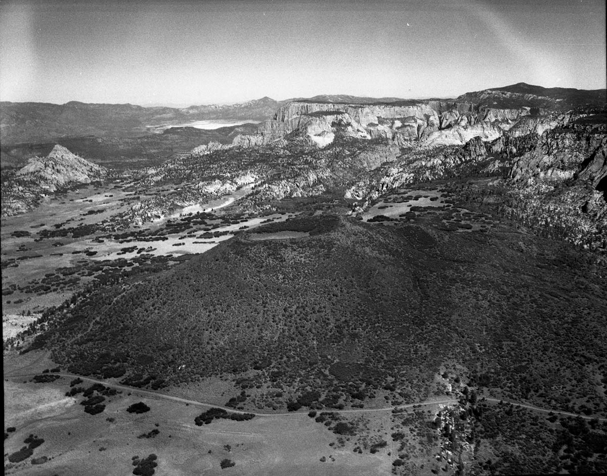 Firepit Knoll from the air.