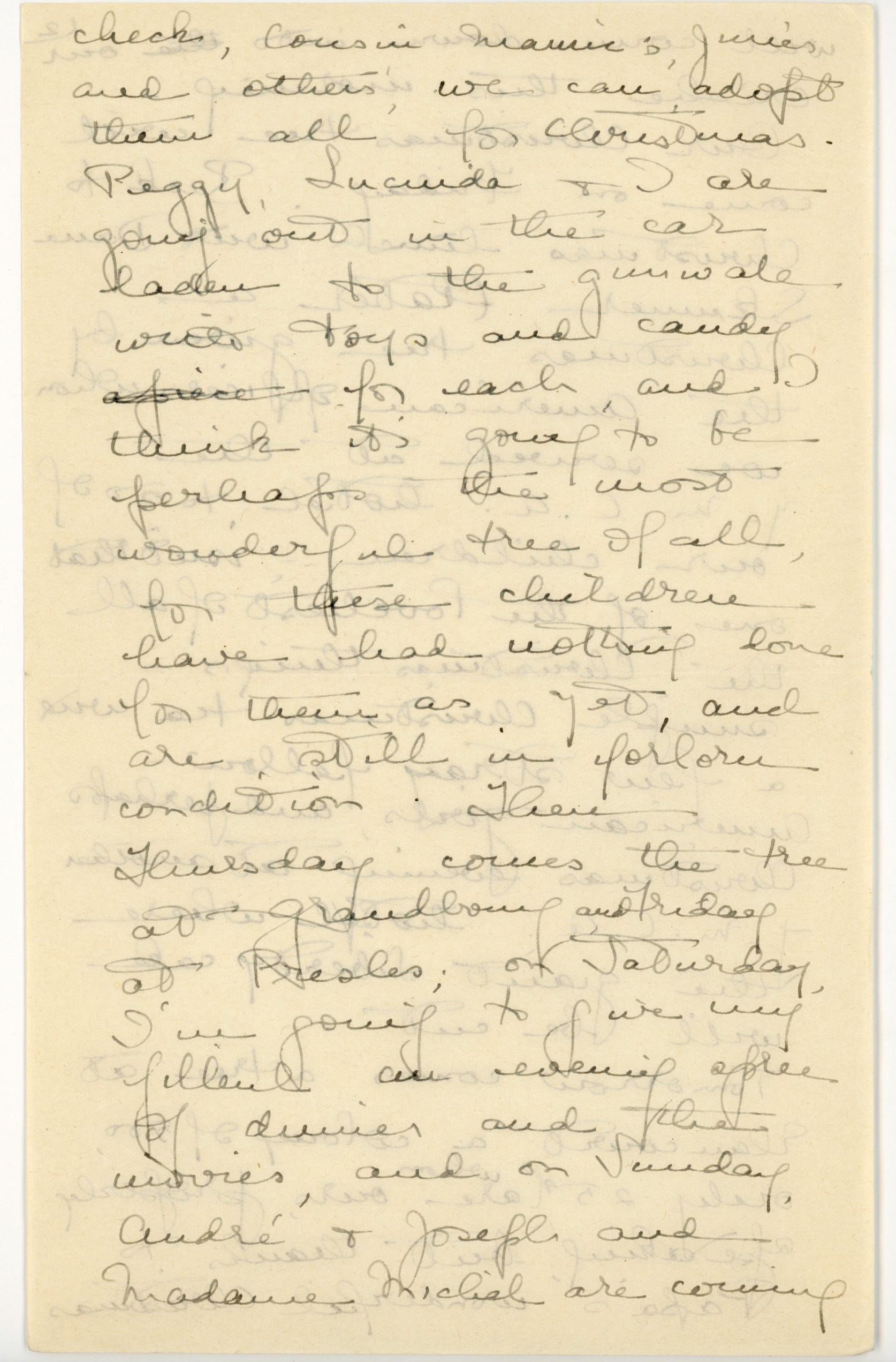 Manuscript letter