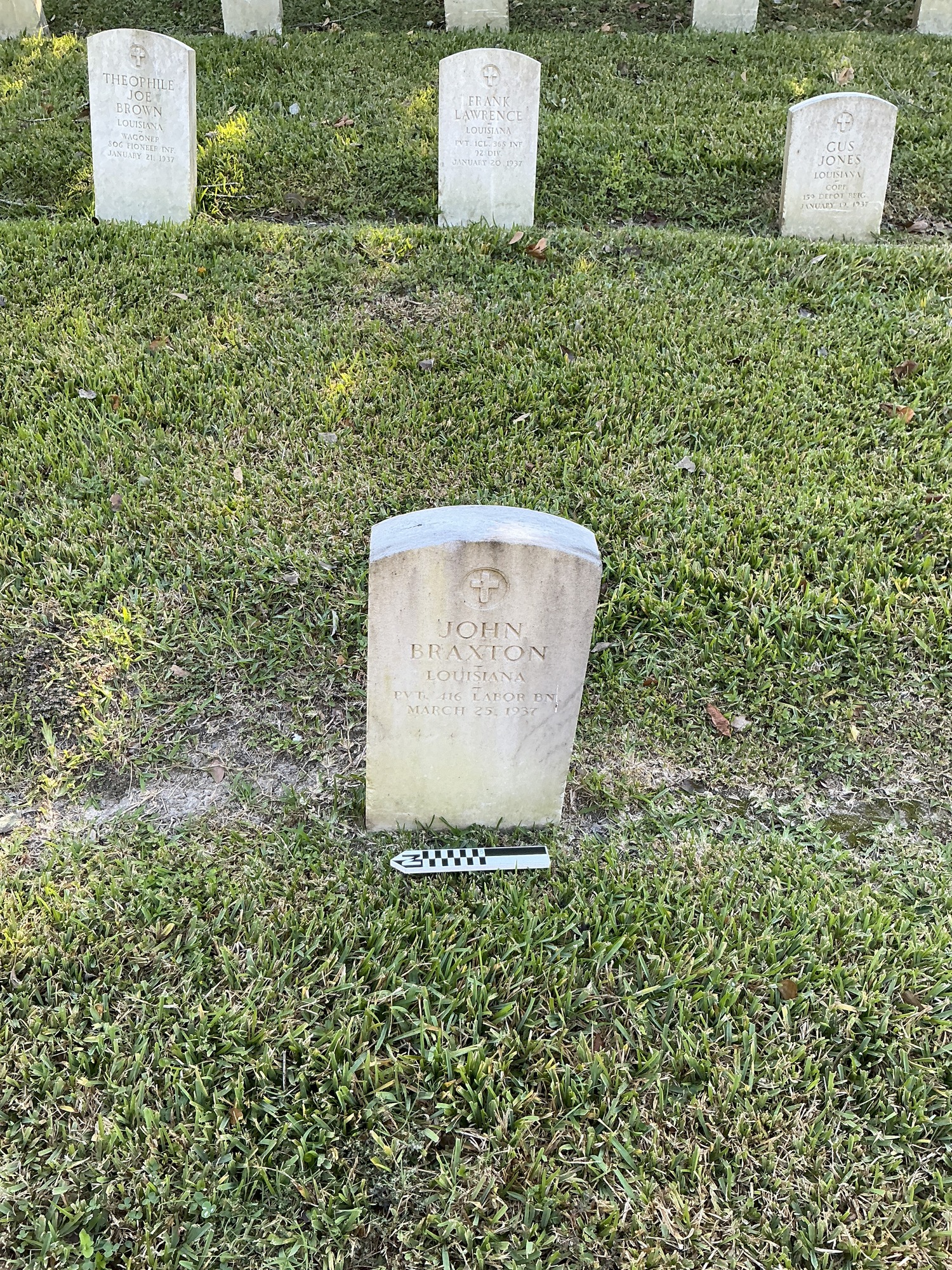 Extra image of upright marble headstone with flat face.