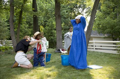 Get Up, Get Out, Go! historic costumes