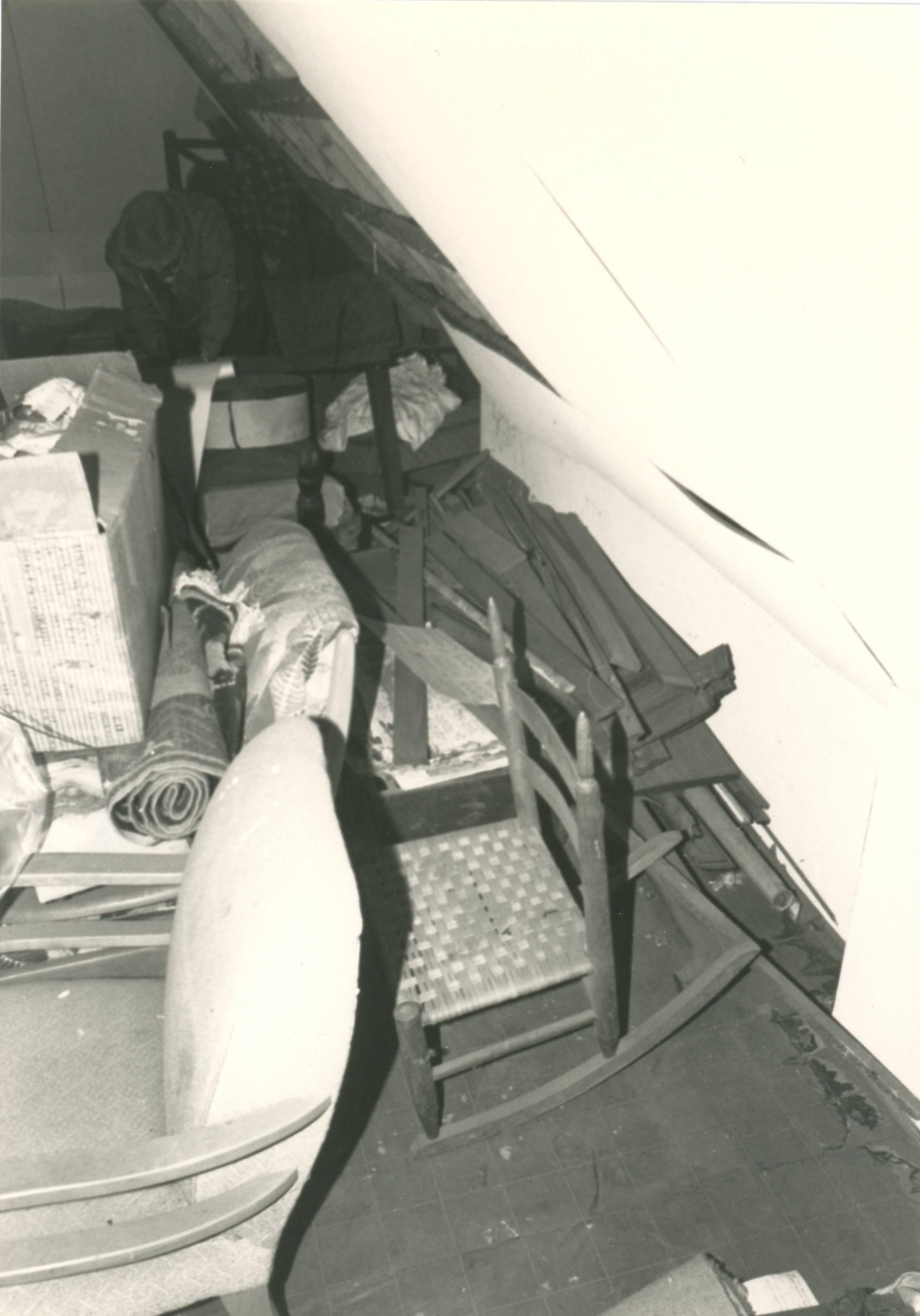 Attic various view documentary images