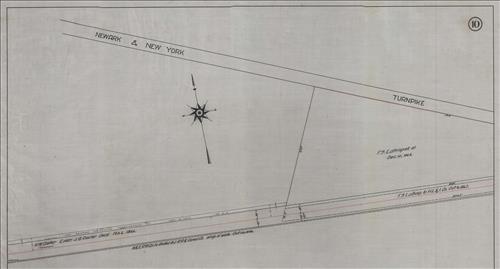 52427.LK--Property Map--Morris and Essex Railroad--Hoboken to Harrison, NJ [Group 1]