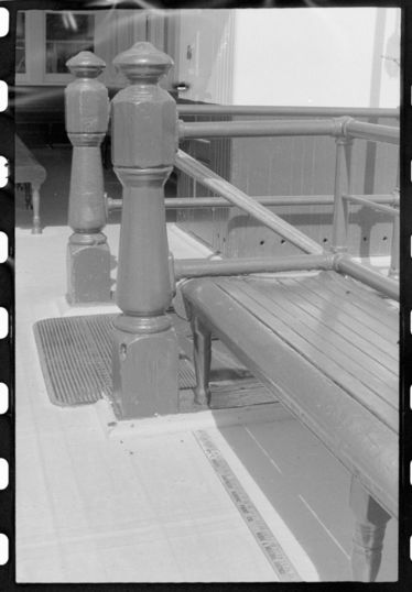 Survey photographs of the deck and interior details of Eureka (built 1890; ferry), early 1980s