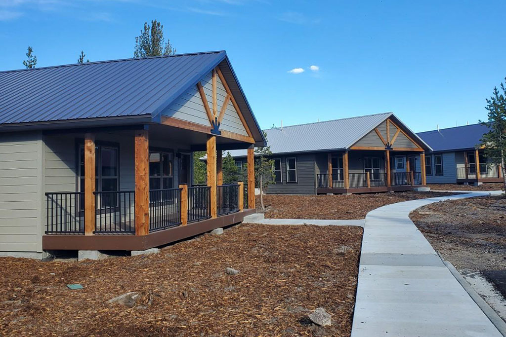 brand-new modular homes for park employees