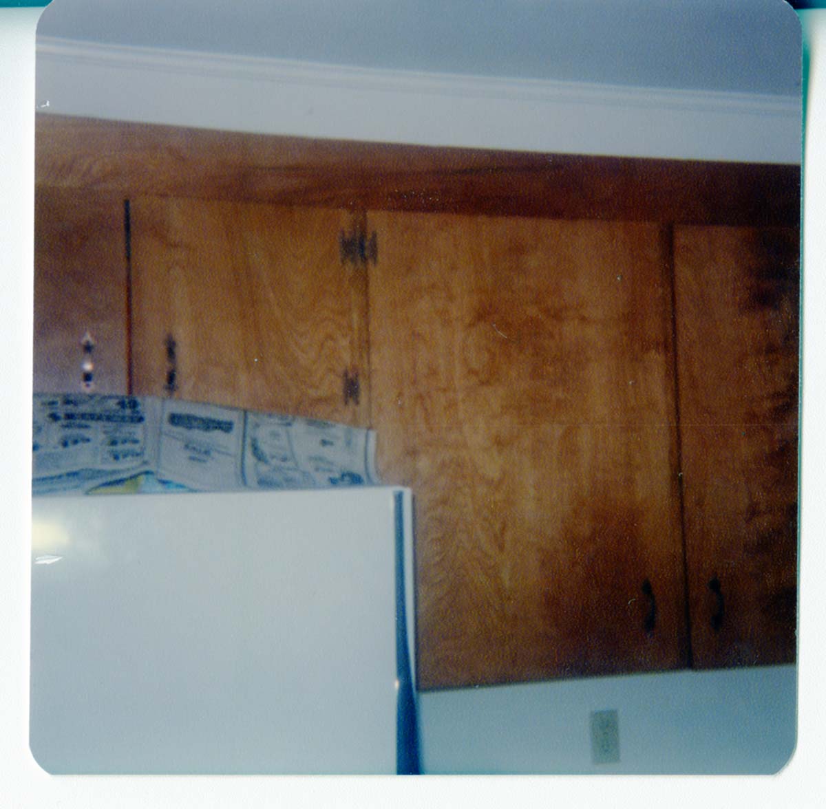 Kitchen cabinets in Zion housing.