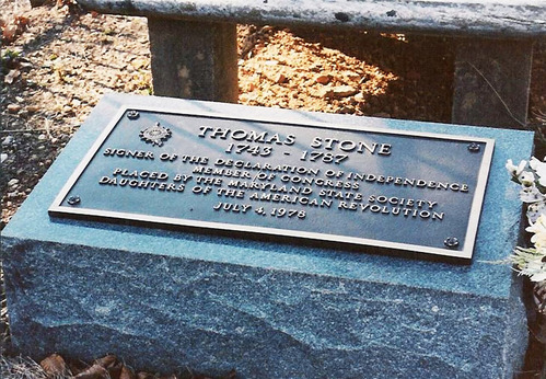 Thomas Stone's Grave Marker