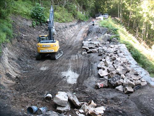 Rend Trail Wall Repair September 2013