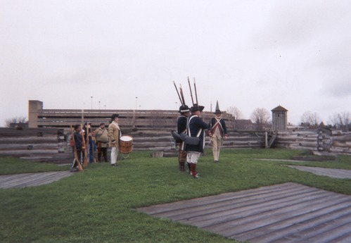 Now the new recruits get to see the professionals go through the drill themselves. They haven't done such a bad job. They have been working just as hard all the day through!