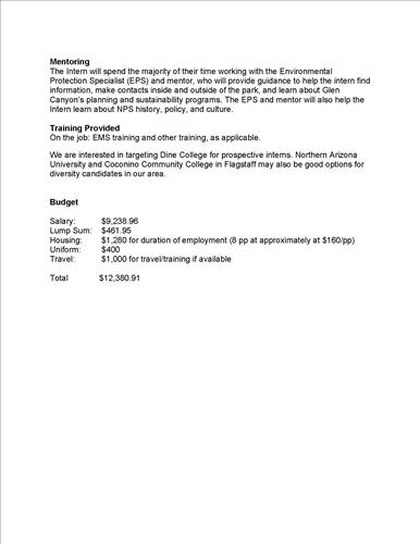 YIP Sustainability Intern Job Description 2