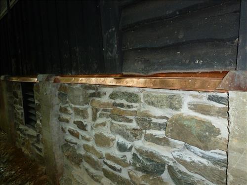 Repair and Repoint Stone walls on building 60 and 70 in Cabin Camp 1 (Goodwill) July 2014 - 90% Completed