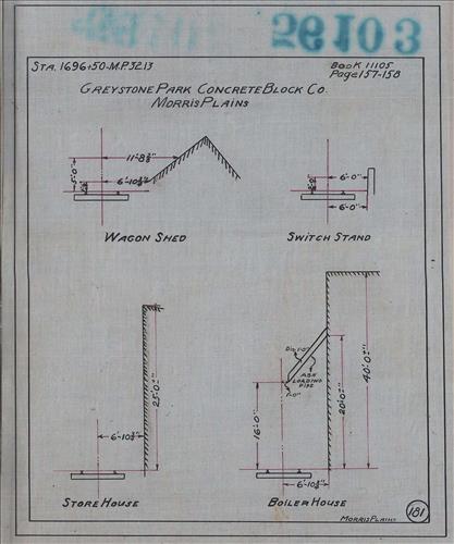 56103.LB--clearance sketches--Structures less than 8 feet from center line of track or less than 22 feet above top of rail [Group 05]