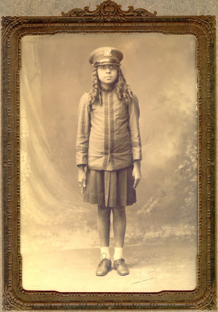 Maggie Laura Walker in IOSL Juvenile Cadet uniform.