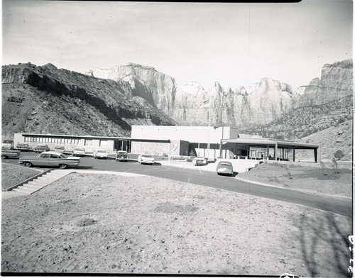 Mission 66 Visitor Center and Museum - east elevation.