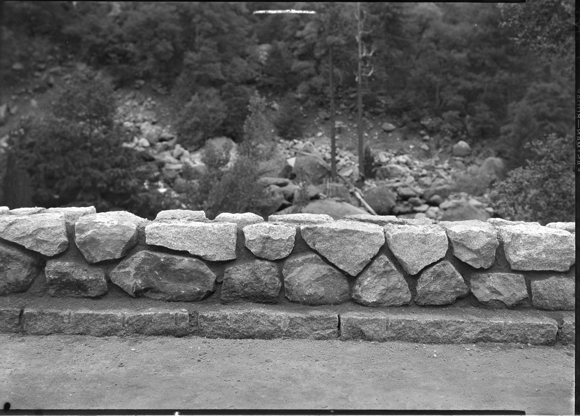 Guard Wall on El Portal Road