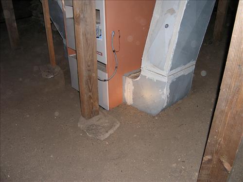 Replacement of heating systems with energy efficient systems in Rocky Mountain National Park, March 2009.