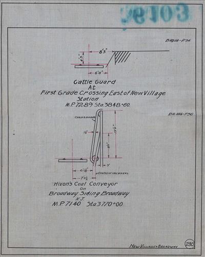 56103.LB--clearance sketches--Structures less than 8 feet from center line of track or less than 22 feet above top of rail [Group 07]