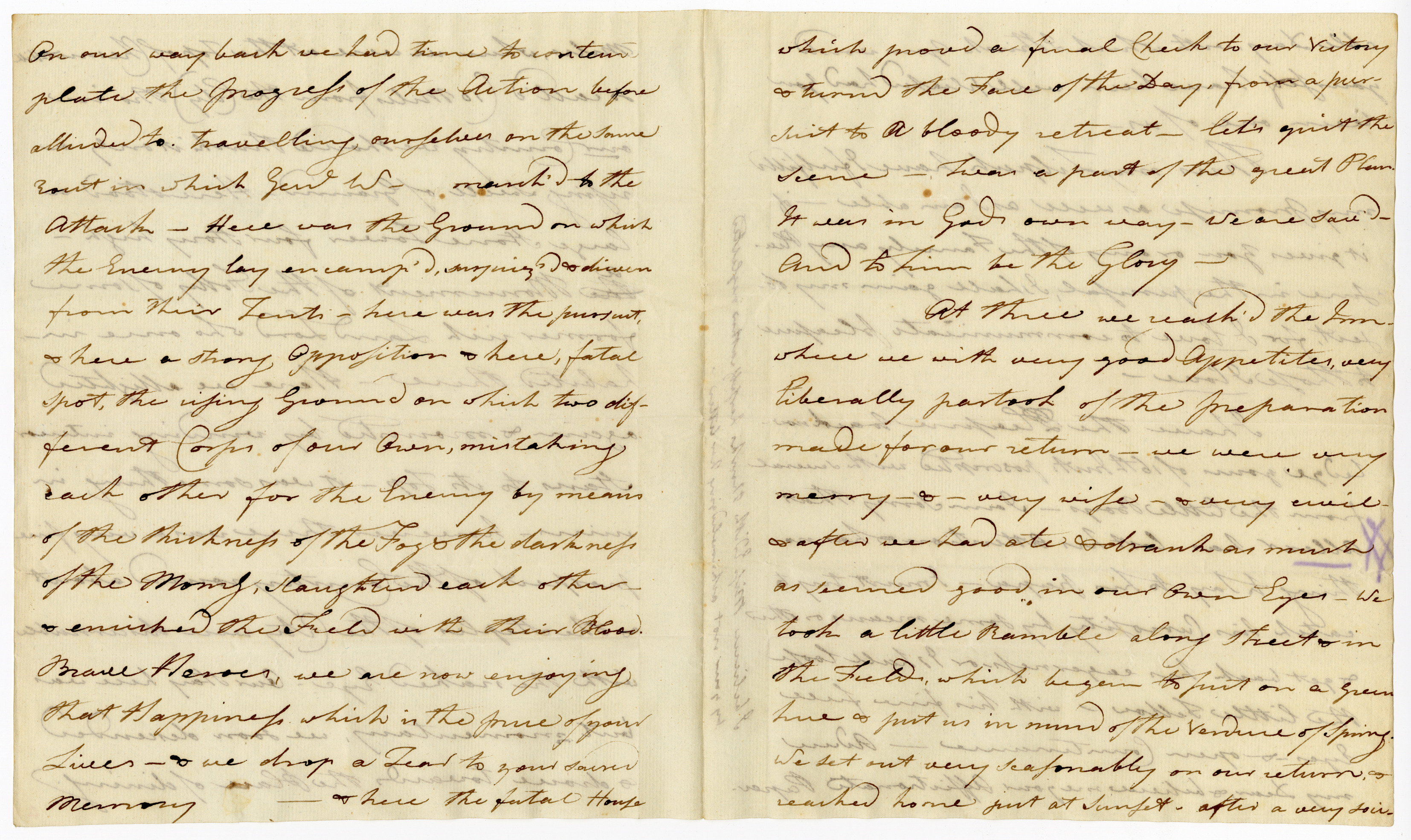 Manuscript letter