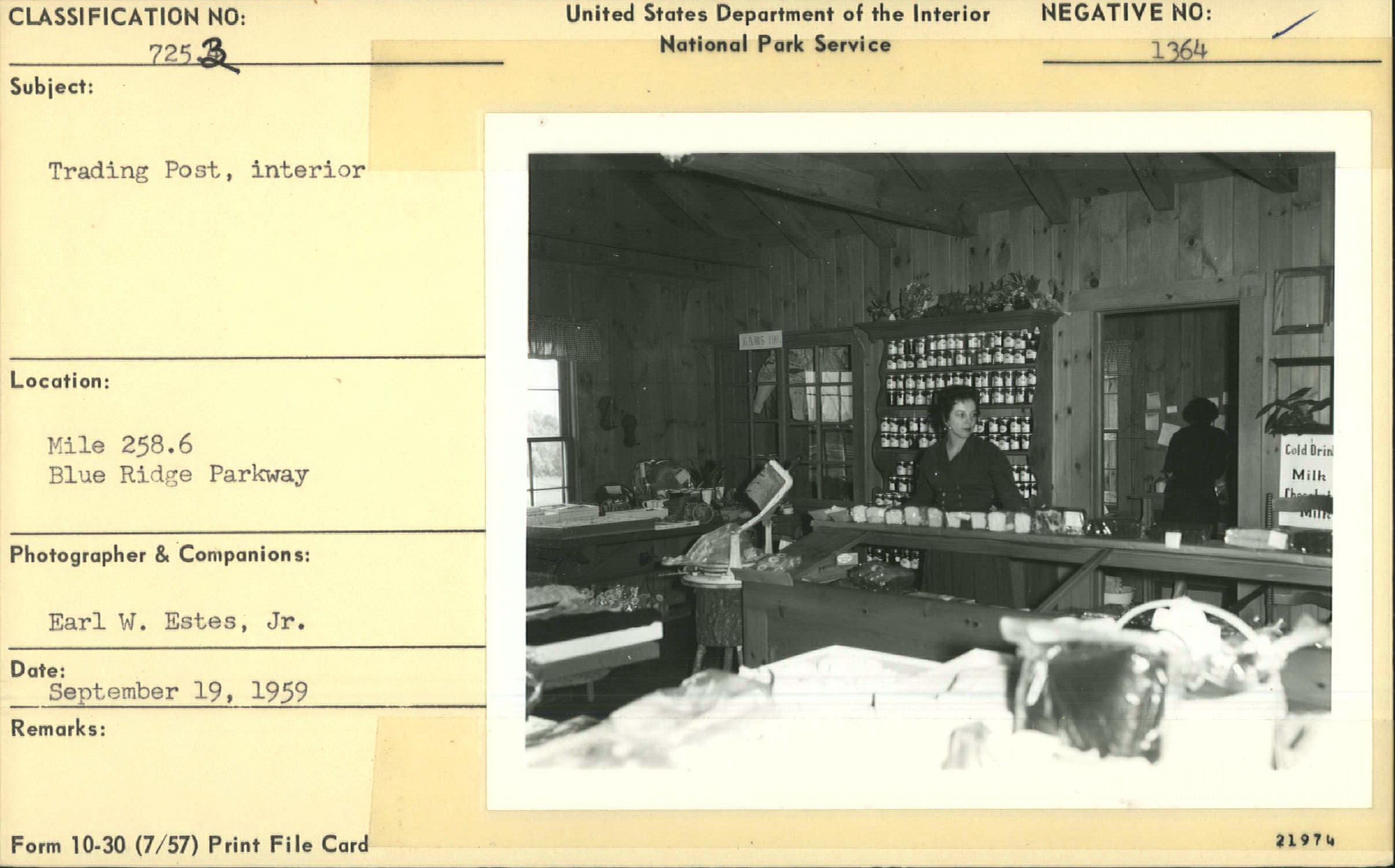 Northwest Trading Post, interior