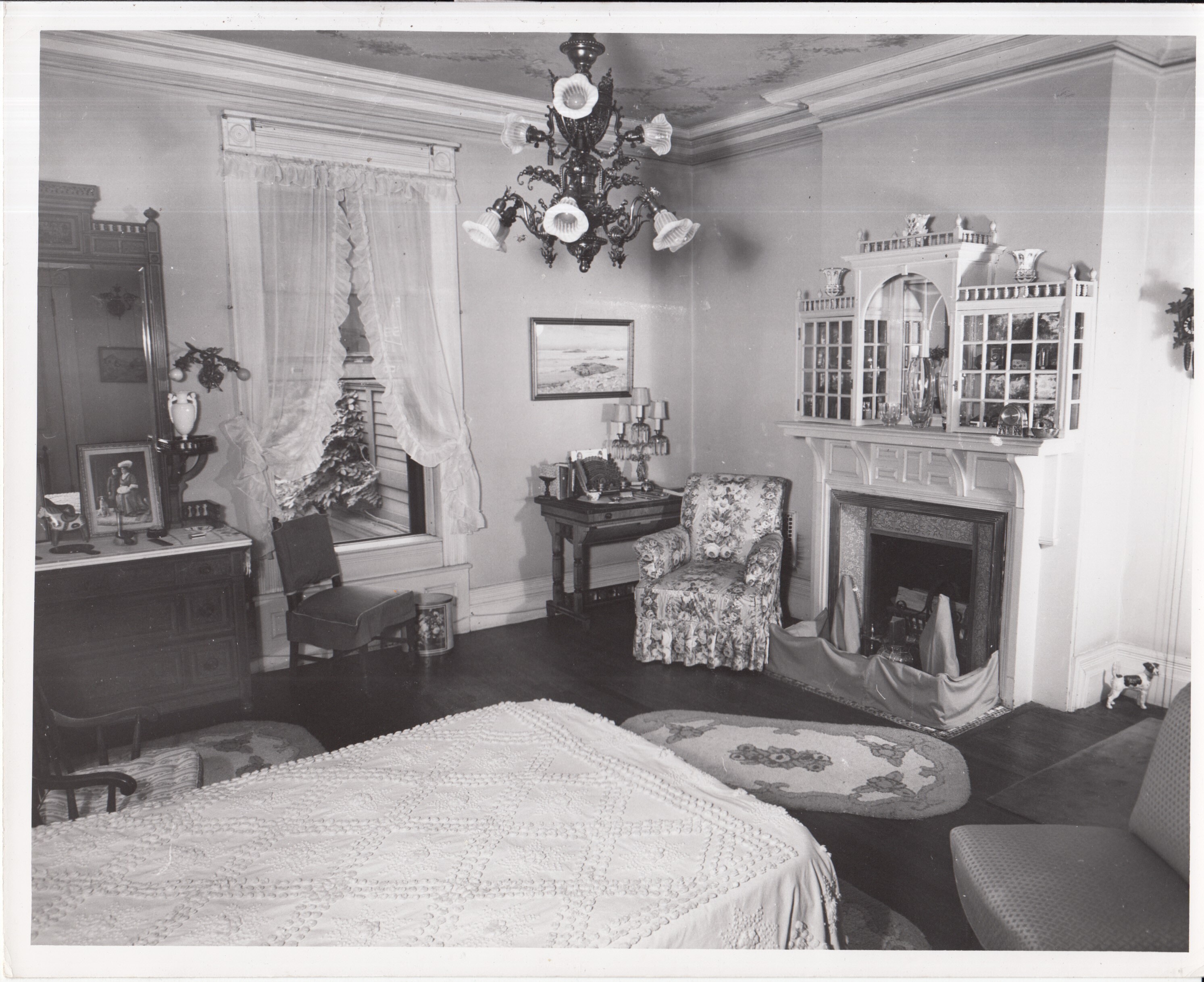 Glenmont, interior, second floor, Theodore Edison's Bedroom, facing southeast.