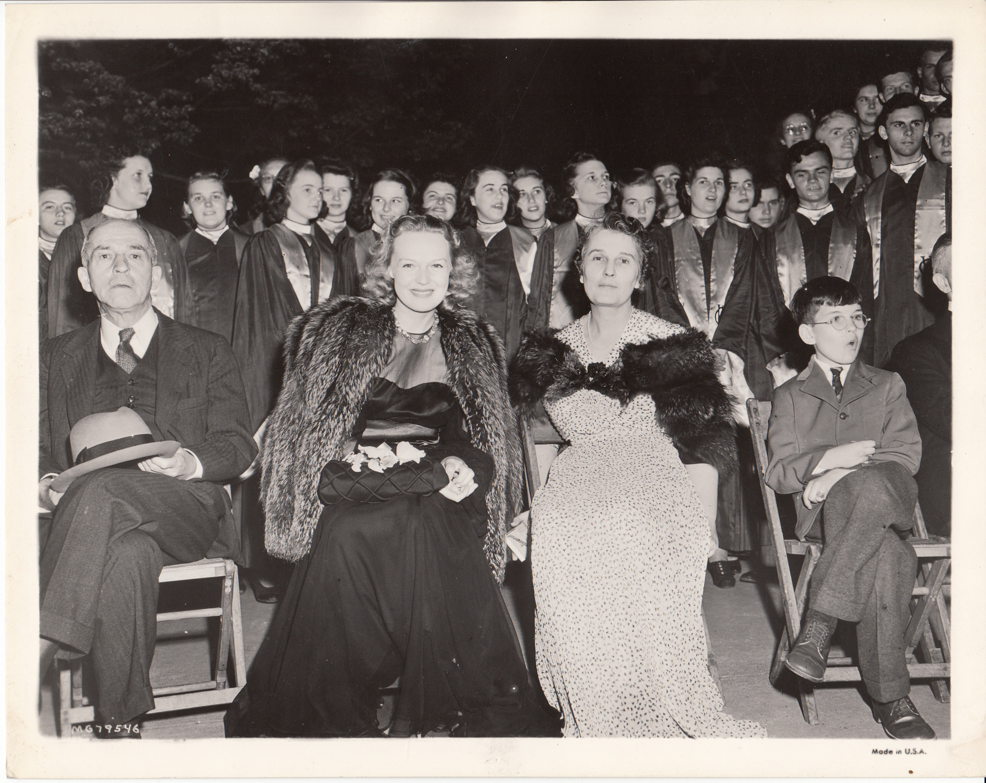 Rita Johnson and Madeleine Edison Sloane at Edison Pageant of Progress.