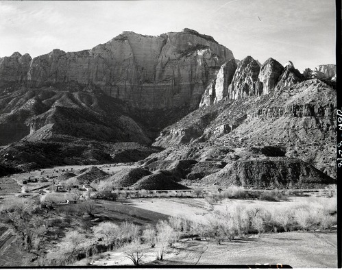 Boundary change study, land east of West Temple, south of entrance station.