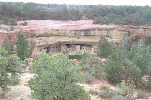 Photos of cliff dwelling ruins in the aftermath of the Long Mesa Fire, Mesa Verde National Park