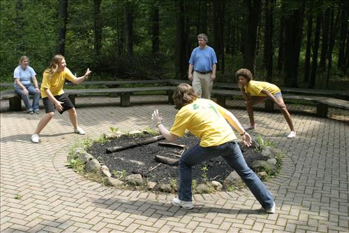 Summer theater camp costume fitting 1