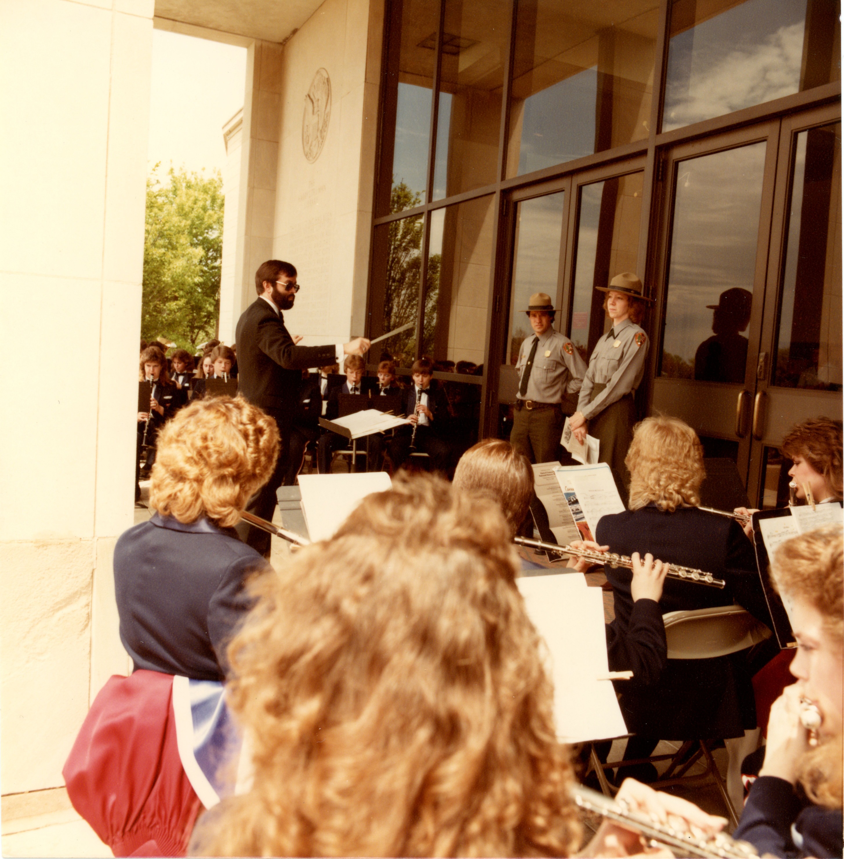 Orchestral playing during HSTR dedication