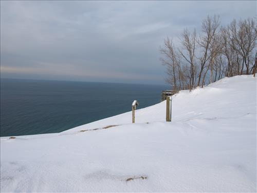 SLBE 5 Pierce Stocking Scenic Drive - Lake Michigan Overlook Winter