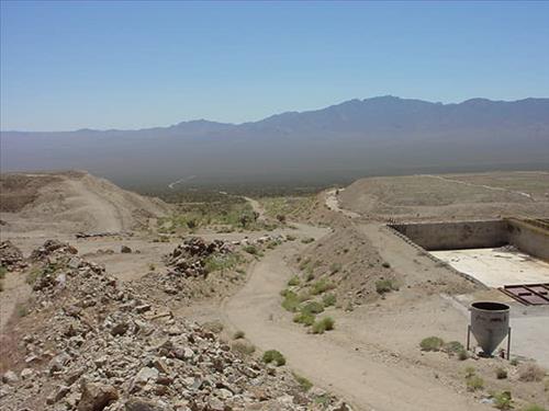 Morning Star Mine's Cyanide Heap Leach Pads