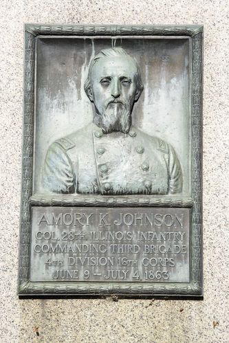 Colonel Amory Johnson Relief Portrait