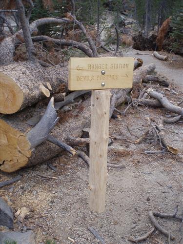 Installation of newly created trail signs, FY 12