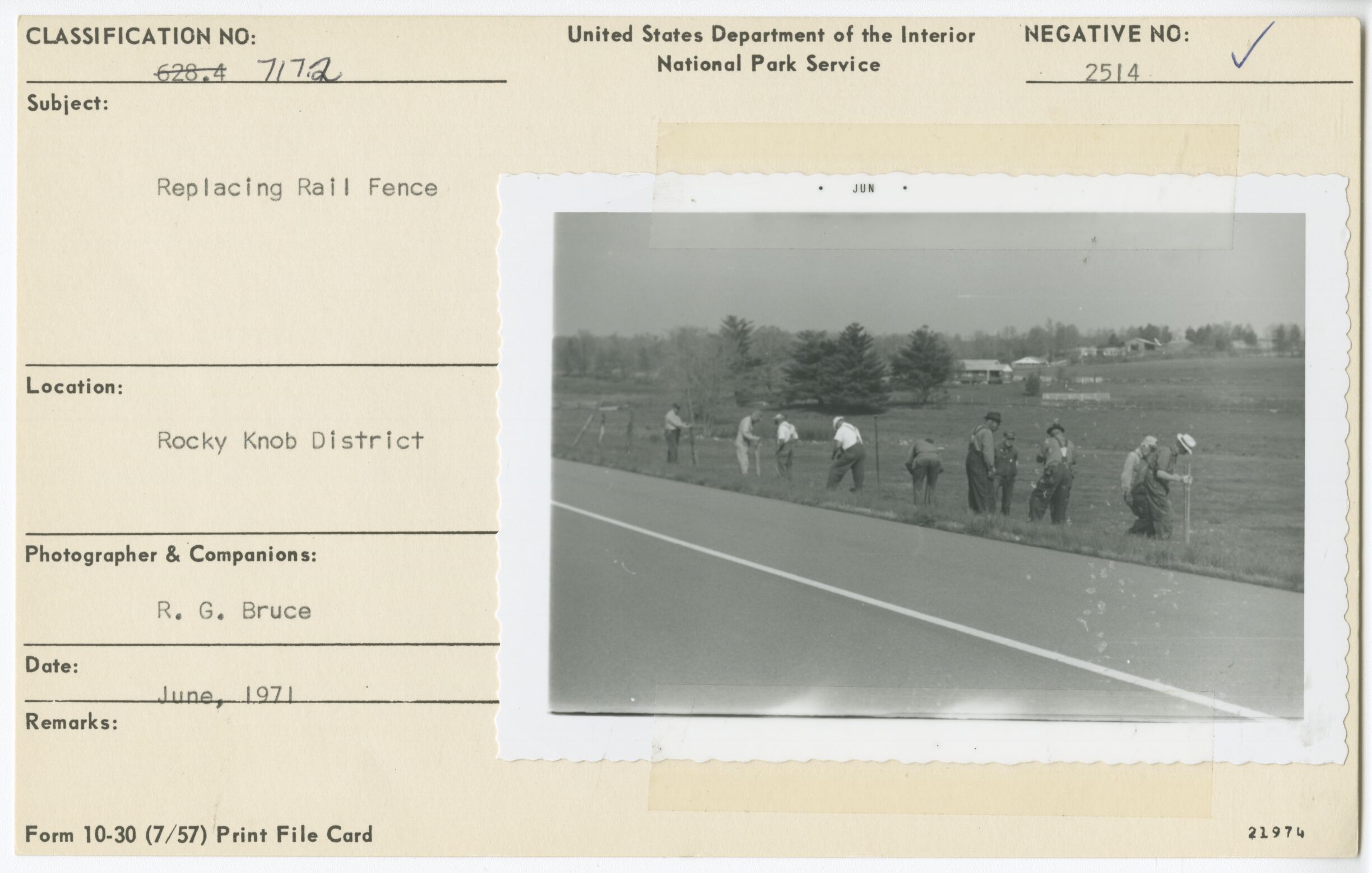 Replacing rail fence