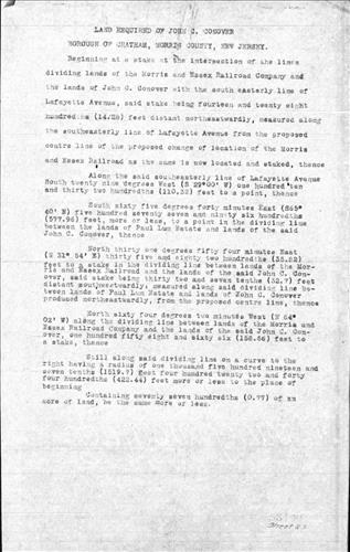 53490.BB--Property issues--Chatham, NJ [Group 1]