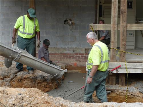 Construction of Bandy Creek ADA Bath House PMIS 69109.