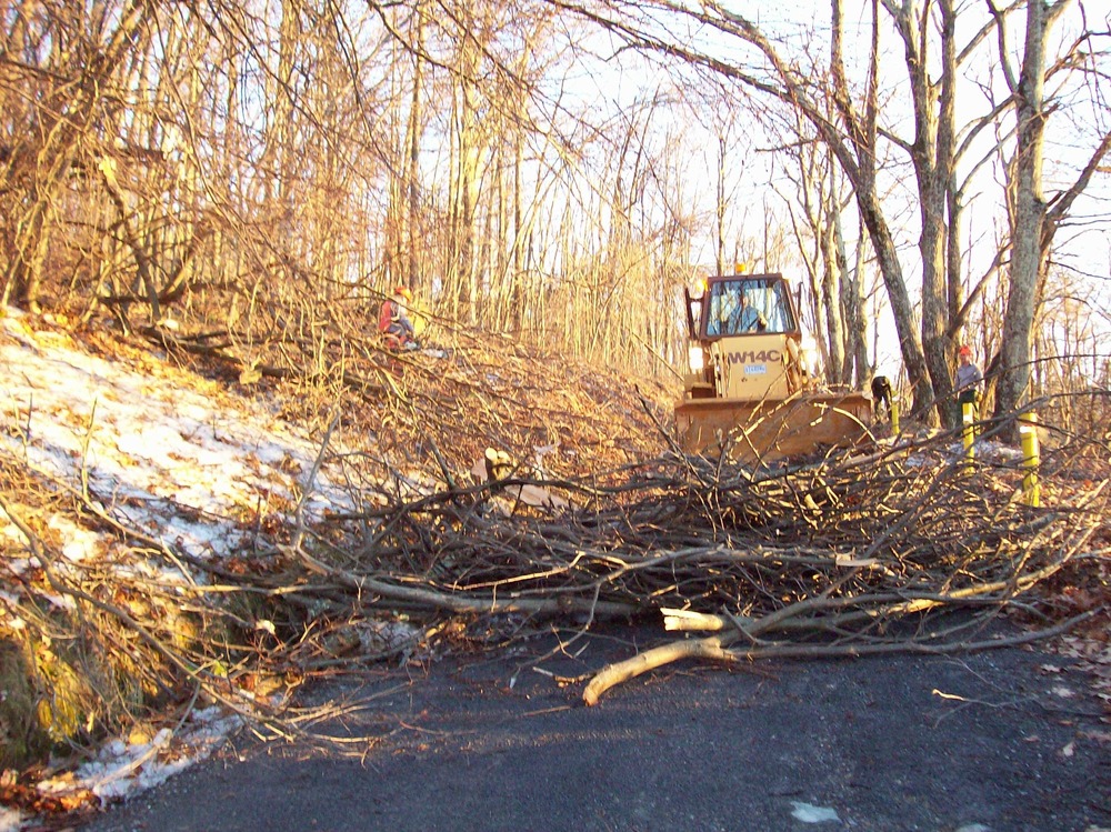 An ice storm in November, 2006 caused widespread damage in Shenandoah.