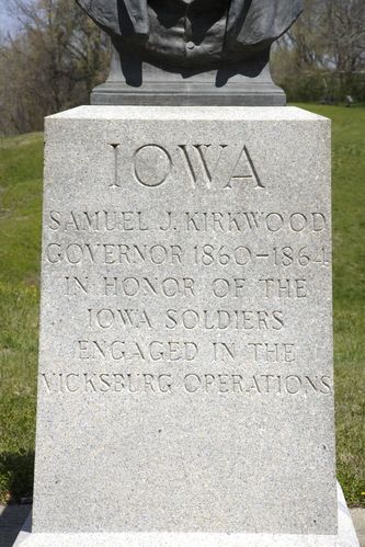 Governor Samuel J. Kirkwood Bust