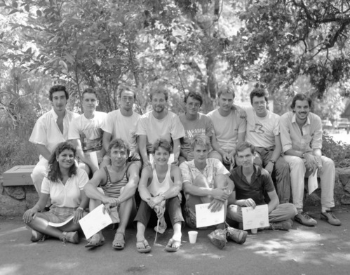 International Exchange Program. 18-30 year old individuals did campground maintenance, painting, cleaning, and assembled tables. Photo used for press release.
