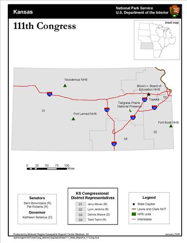 111th Congressional District Maps for Midwest Region States