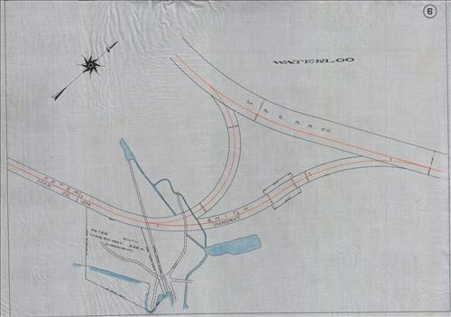 52413.LK--Property Map--Sussex Railroad Company--Waterloo to Cranberry Lake, NJ