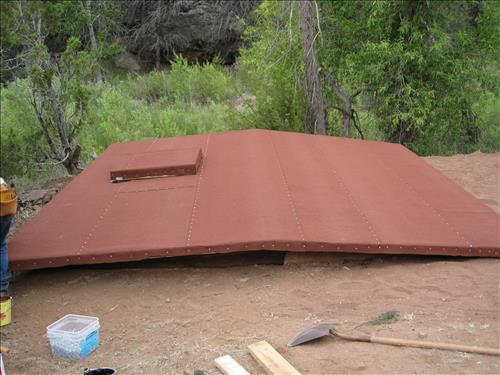 Rehabilitate Historic Well Covering at Forked Lightning Ranch in May-August 2009