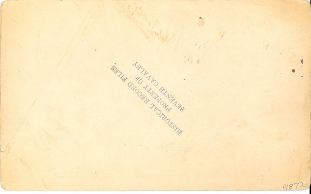 Forge and Limber Style Wagon with a Private and Sergeant from Troop G of the 8th Cavalry