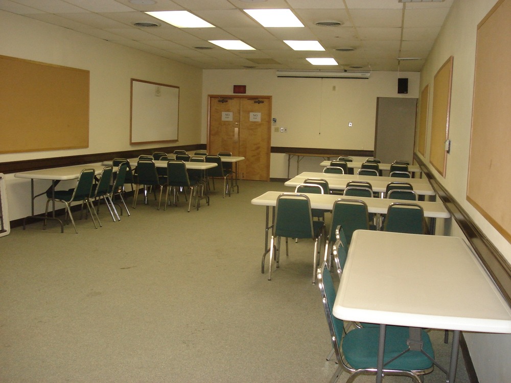 Audio-visual facilities are available in this space.