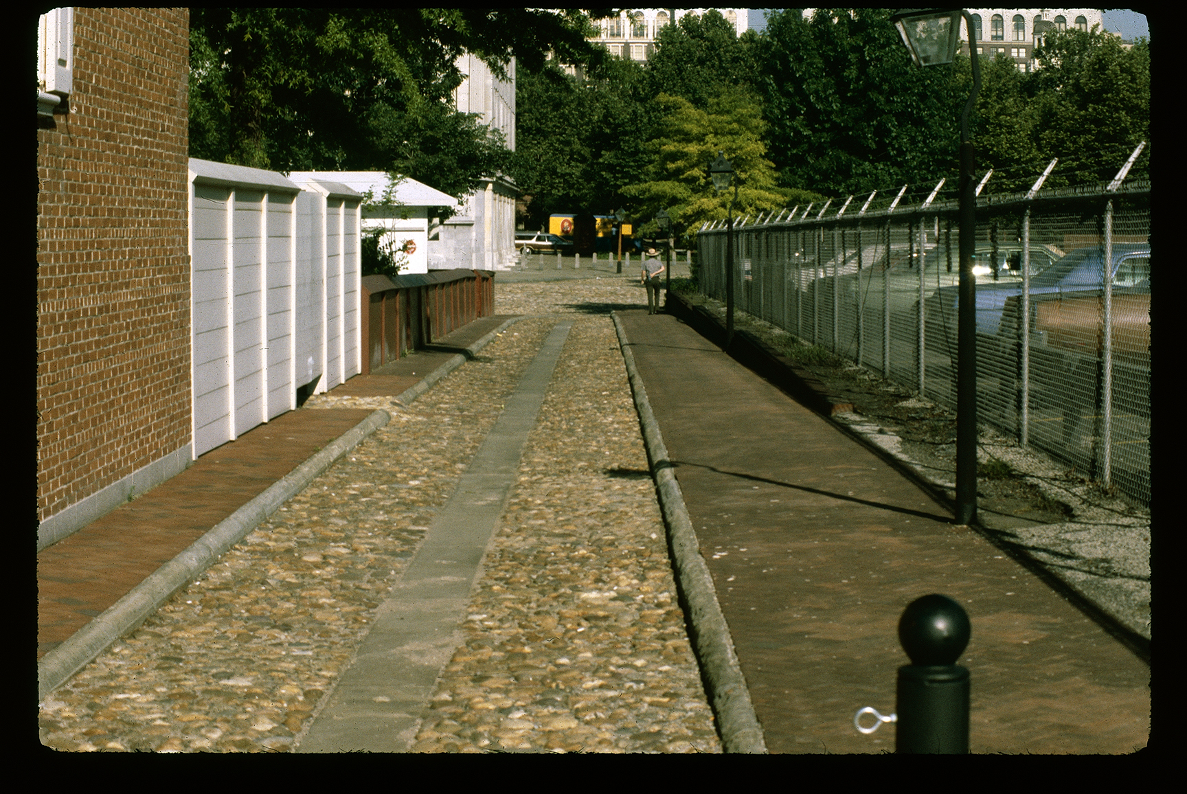 Moravian St. looking west from Second Street