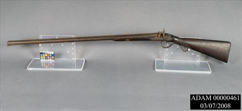 American Double-Barreled Shotgun from the Adams National Historical Park Collection